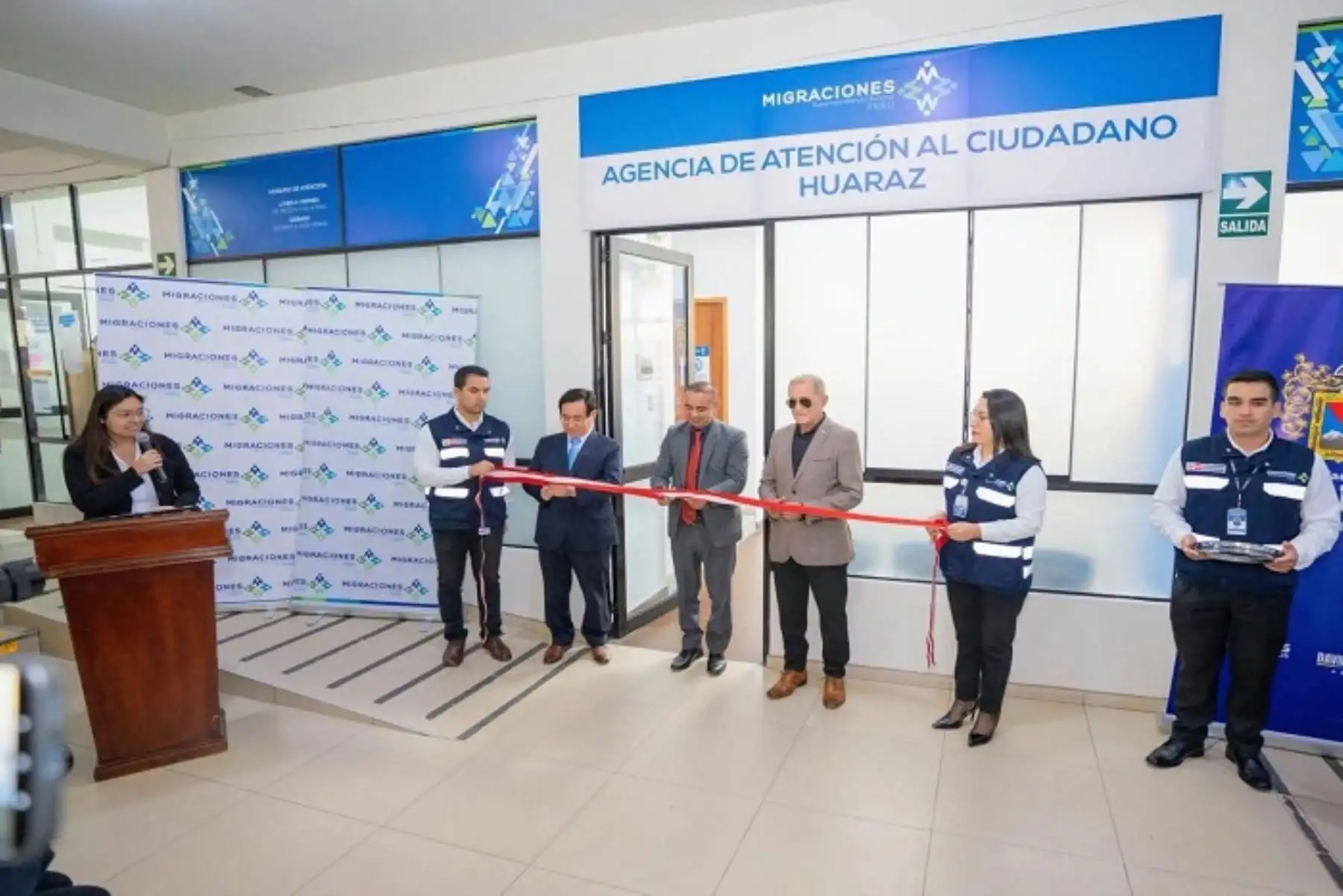 Nueva Agencia de Atención al Ciudadano de Migraciones inauguran en Huaraz