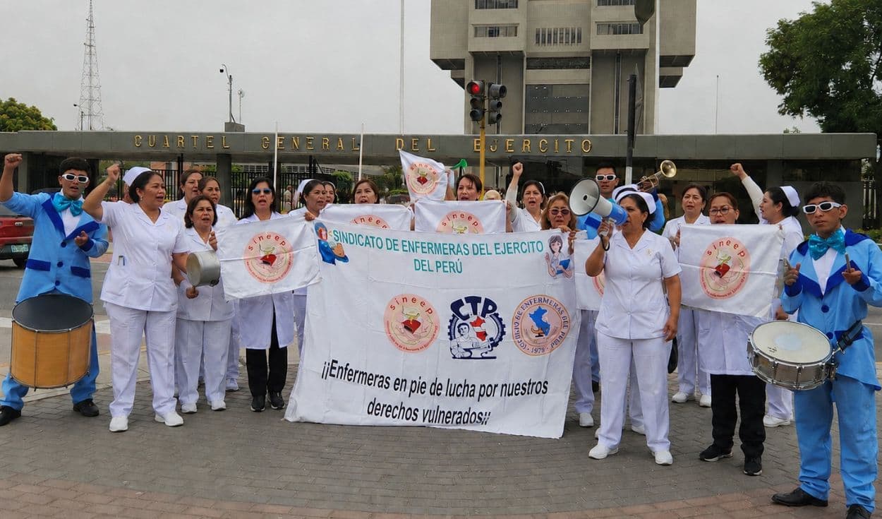 Trabajadores de salud del Ejército advierten plantón masivo por reclamos pendientes: ''Han pasado 13 años''