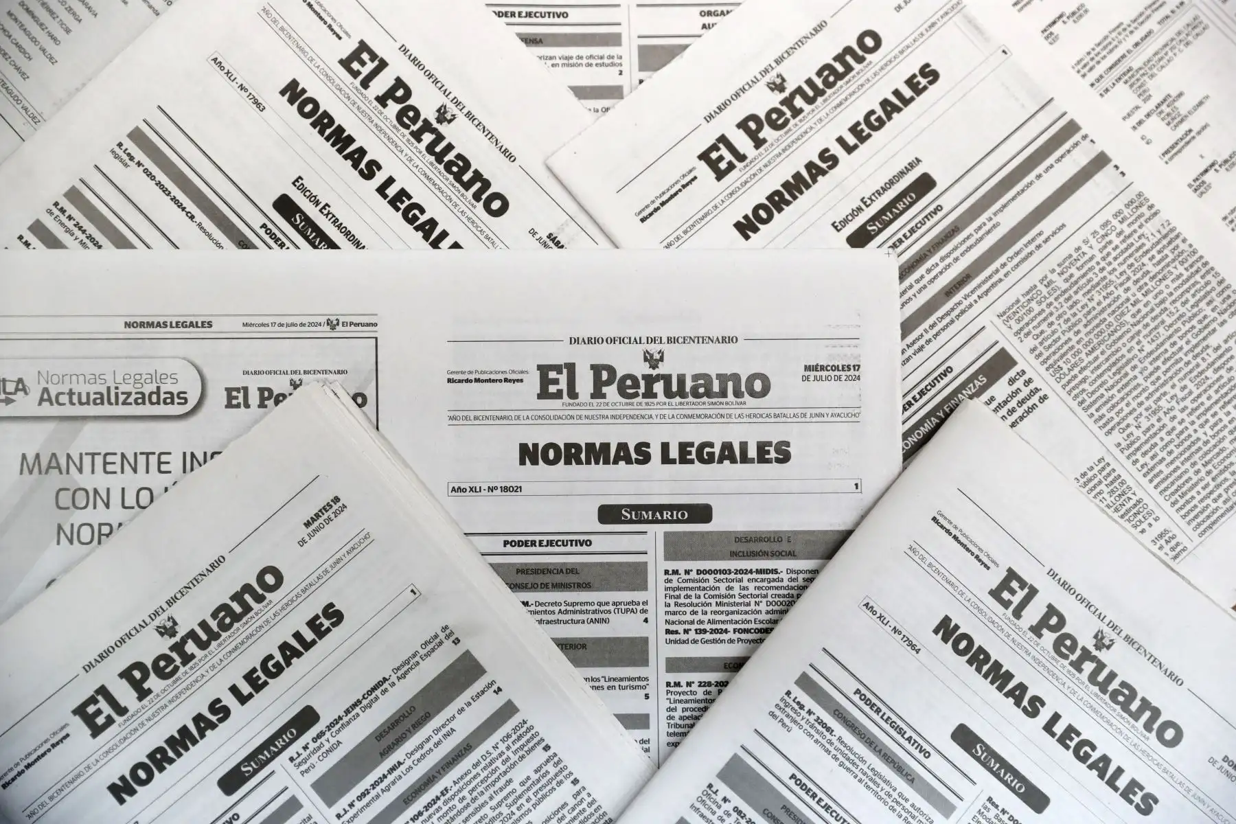 Estas son las normas legales más importantes del lunes 17 de agosto de 2026