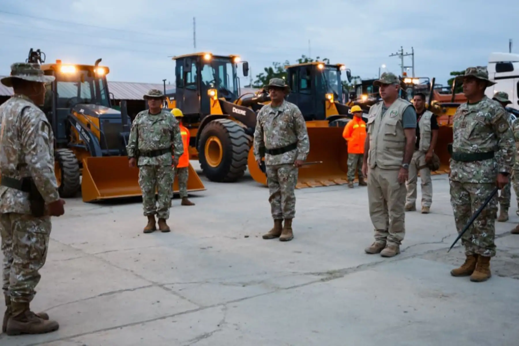 Ministro de Defensa recorrió cuarteles del Ejército que enfrentarán a El Niño en Tumbes