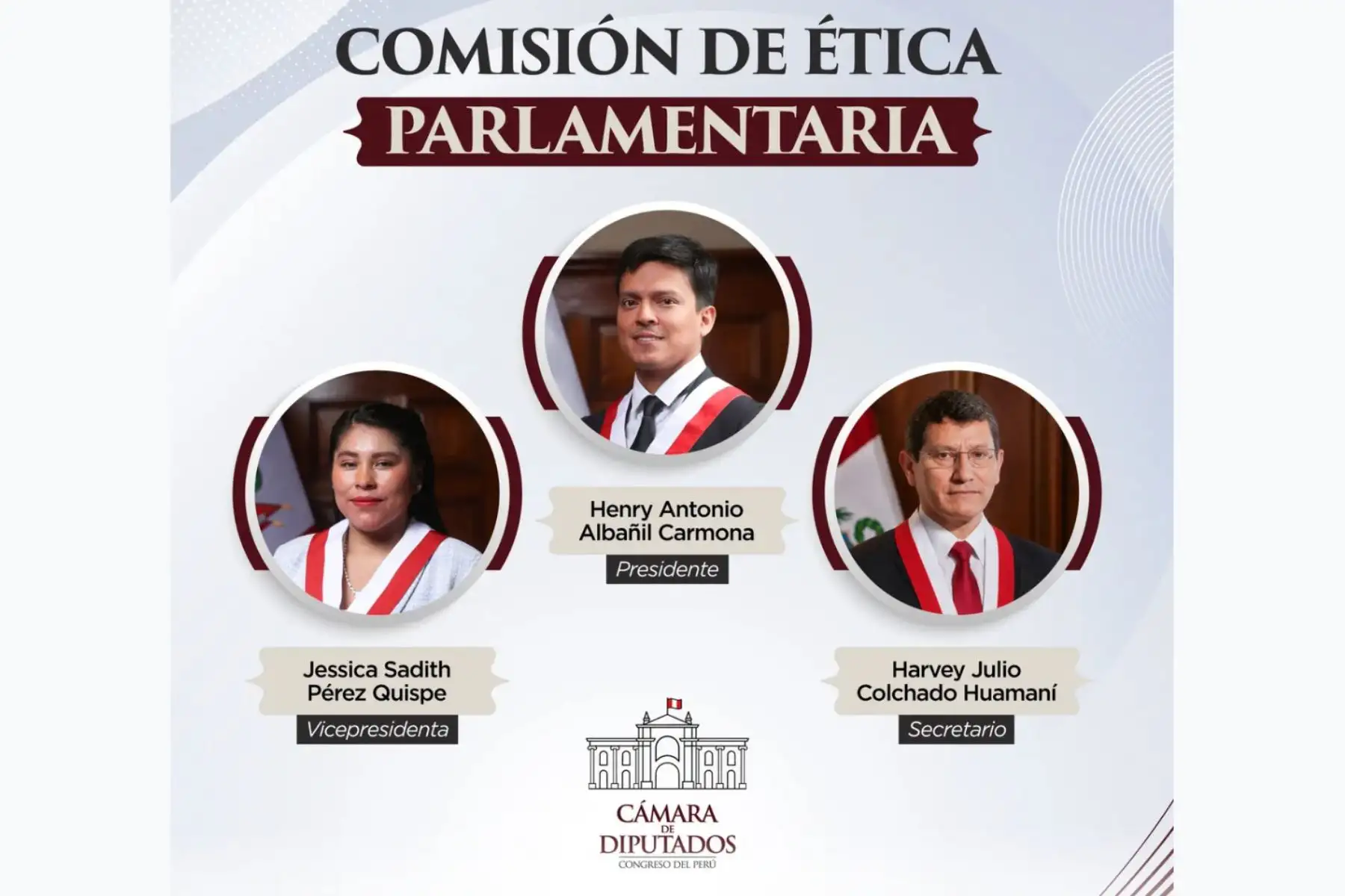 Diputados: Henry Albañil preside Comisión de Ética Parlamentaria de Cámara Baja