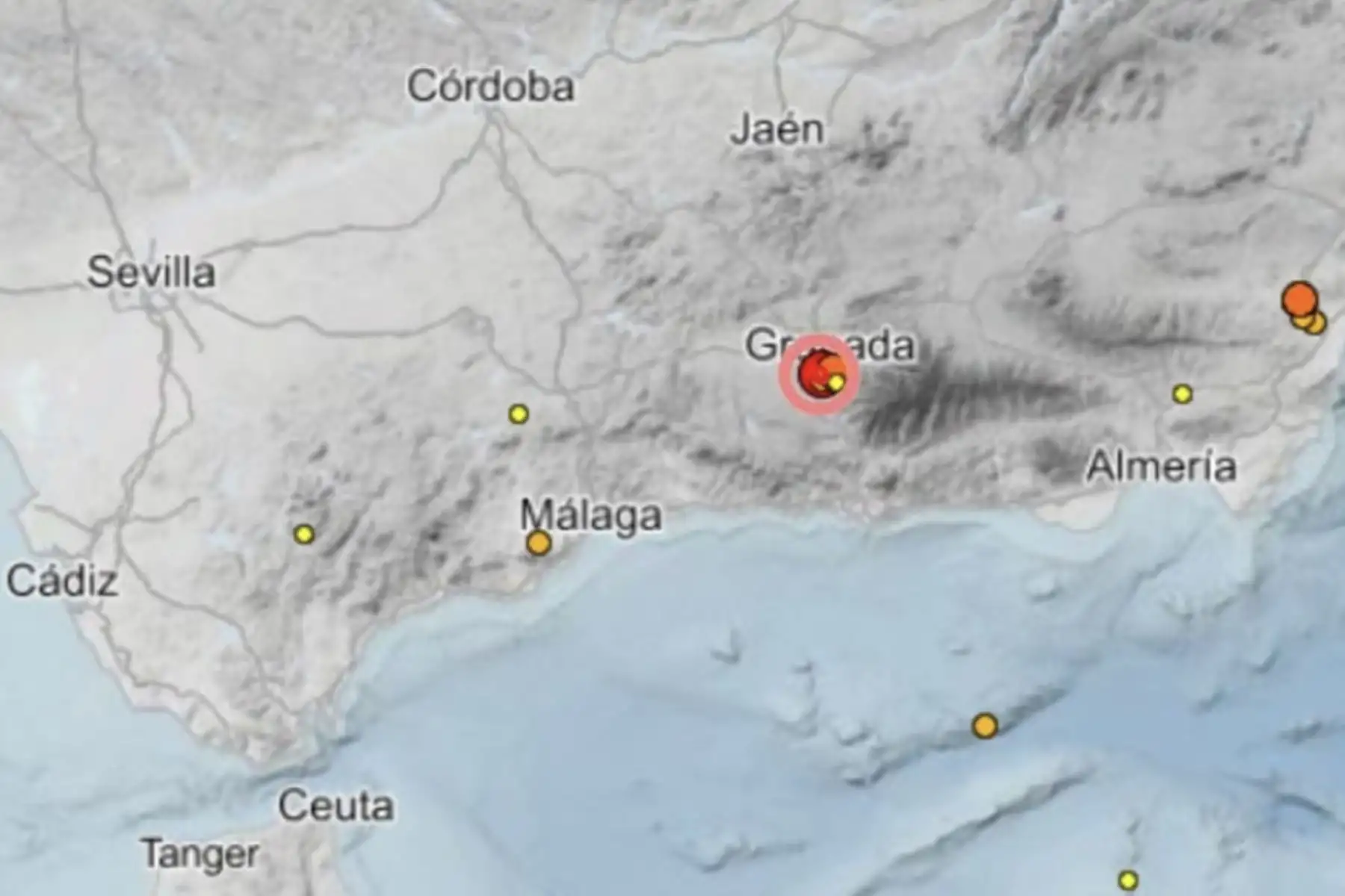 España: sismo de magnitud 5.2 despertó a los habitantes de Granada