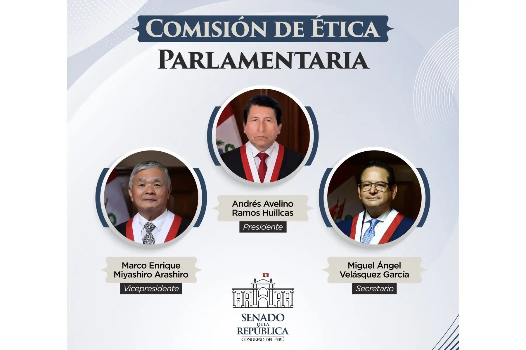 Senado: Andrés Ramos presidirá la Comisión de Ética Parlamentaria
