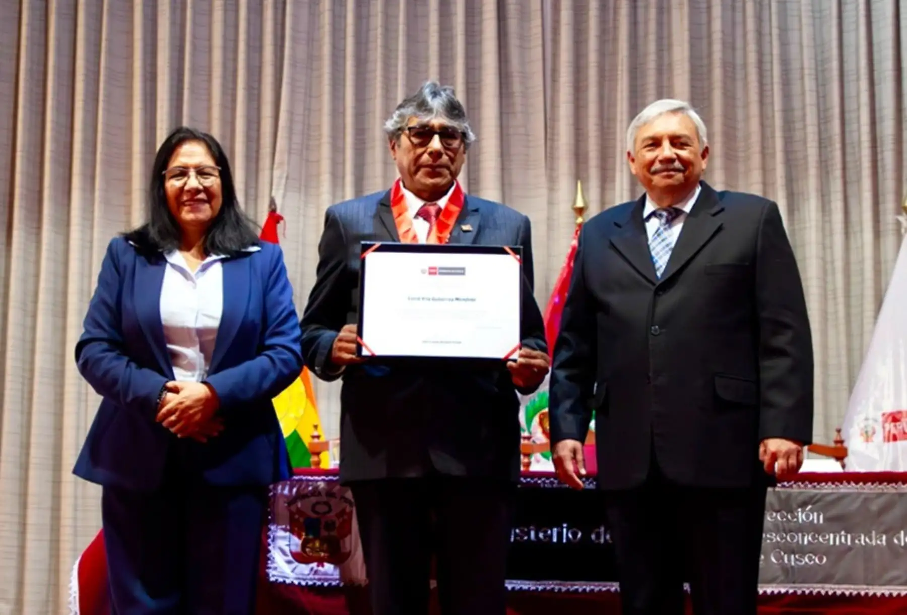Maestro cusqueño Lucio Vita es reconocido como Personalidad Meritoria de la Cultura