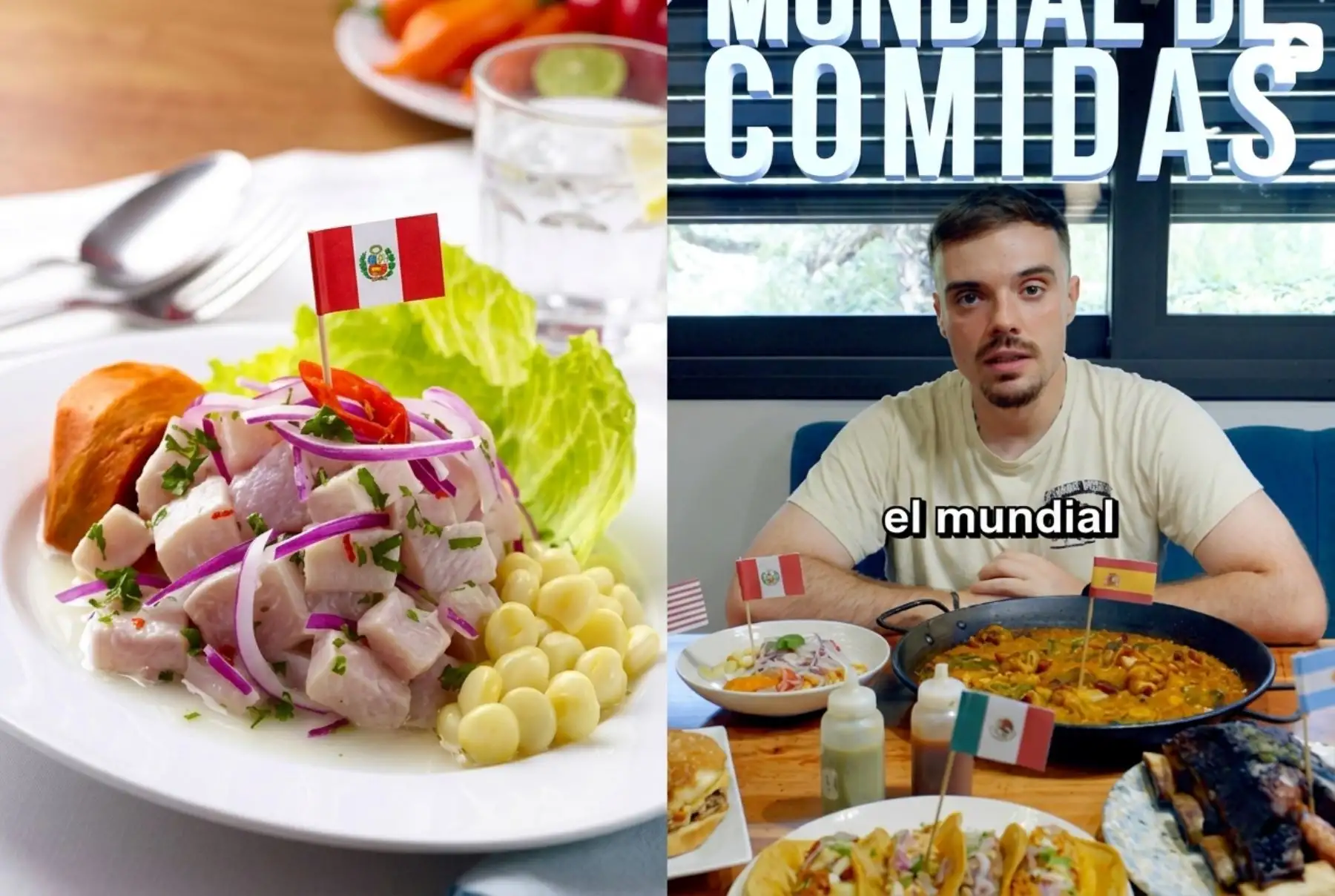 Ibai anuncia el Mundial de Comidas y el cebiche podría representarnos ¿Cuál plato eliges?